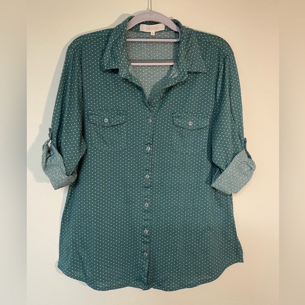Eden & Olivia button down shirt
